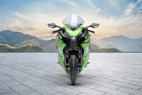 Kawasaki Ninja H2SX Front View Full Image