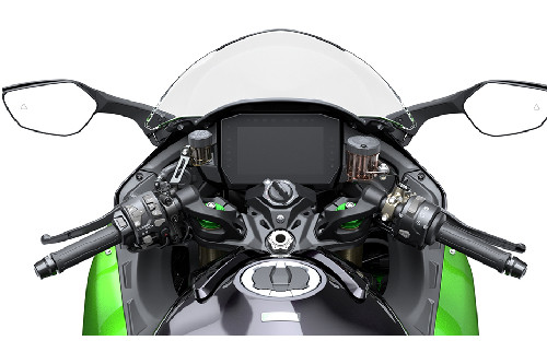 Kawasaki Ninja H2SX Handle Bar View
