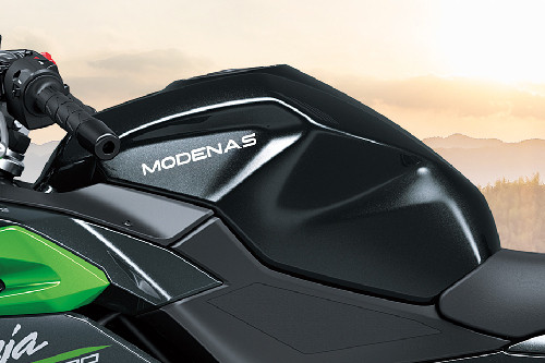 Kawasaki Ninja 500 Fuel Tank View