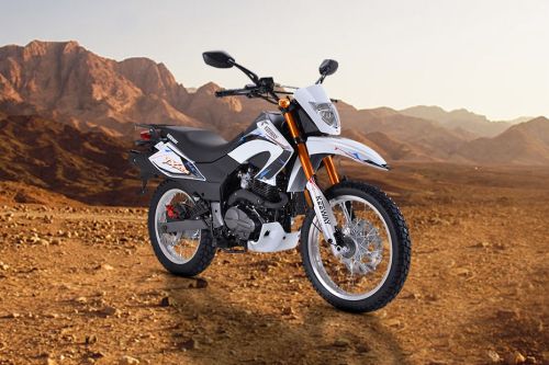 Keeway TX 200 Slant Rear View Full Image