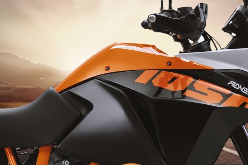 KTM 1050 Adventure Fuel Tank View