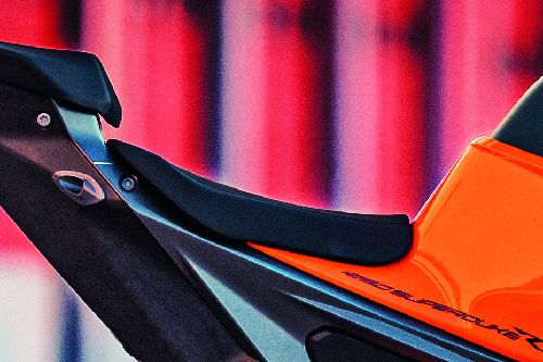 KTM 1290 Super Duke R Rider Seat View