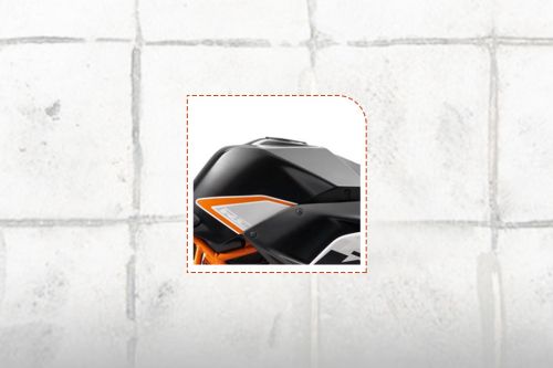 KTM RC 250 Fuel Tank View