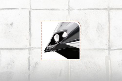 KTM RC 250 Head Light View