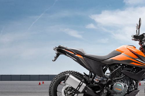 KTM 390 Adventure Rider Seat View