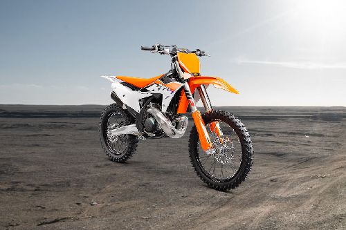KTM 300 SX Slant Rear View Full Image