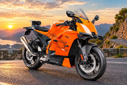 KTM 990 RC R Slant Front View Full Image