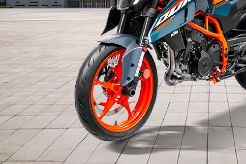 KTM 390 Duke Front Tyre View