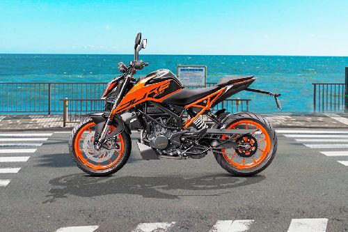 KTM Duke 200 Left Side View Full Image