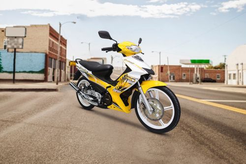 Modenas Dinamik Slant Rear View Full Image