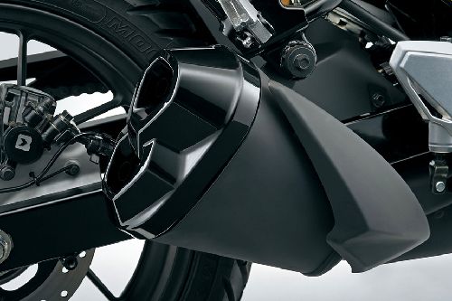 Suzuki V-Strom 250 SX Exhaust View