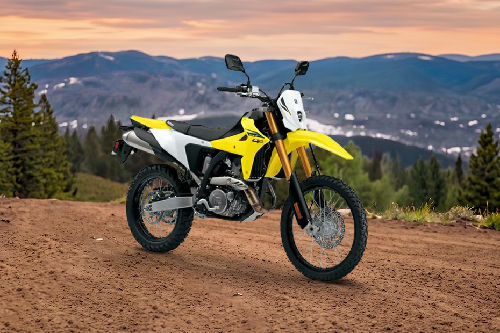 Suzuki DR-Z4S Slant Rear View Full Image