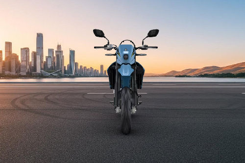 Suzuki DR-Z4SM Front View Full Image