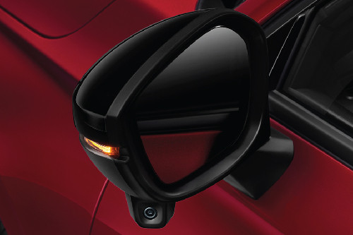 Honda Civic Drivers Side Mirror Rear Angle