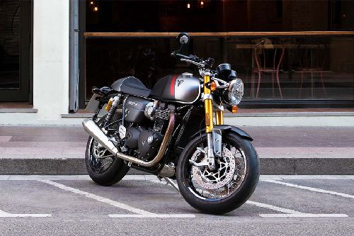 Triumph Thruxton RS Slant Rear View Full Image