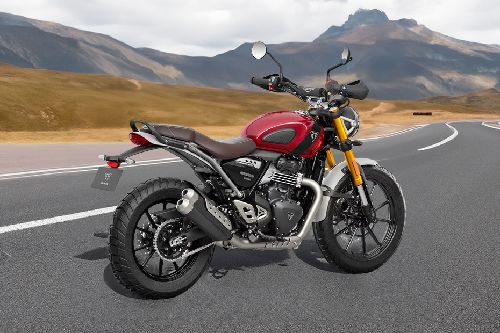 Triumph Scrambler 400 X Back Side View