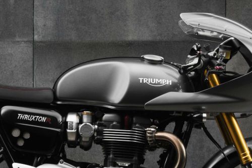Triumph Thruxton Fuel Tank View