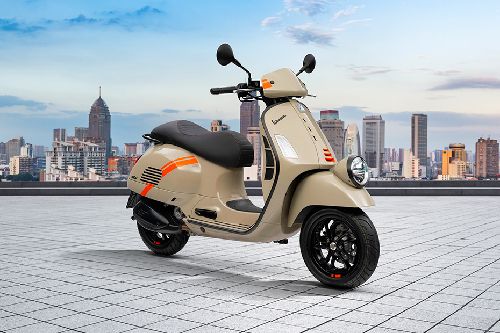 Vespa GTV Slant Rear View Full Image
