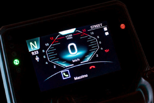 Yamaha MT-09 Console View