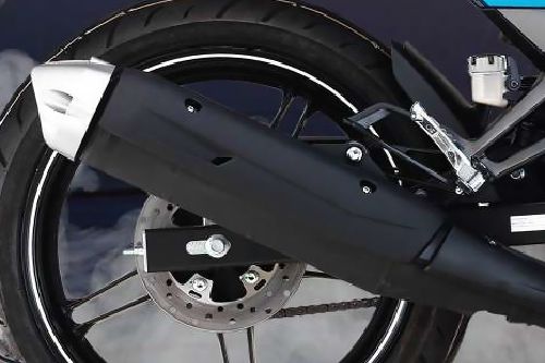 Yamaha Y15ZR Exhaust View