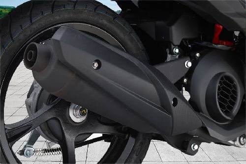 Yamaha Ego Avantiz Exhaust View