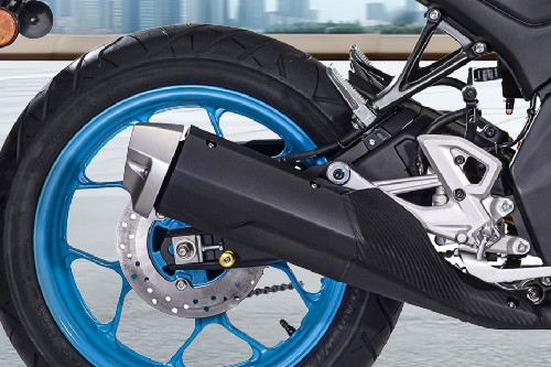 Yamaha MT-15 Exhaust View