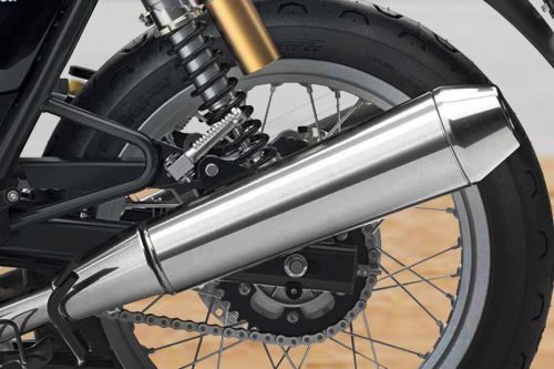 Royal Enfield Interceptor 650 Exhaust View