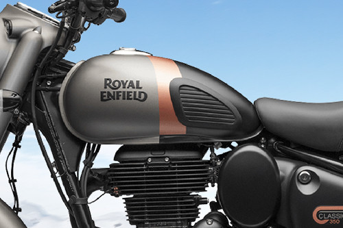 Royal Enfield Classic 350 Fuel Tank View