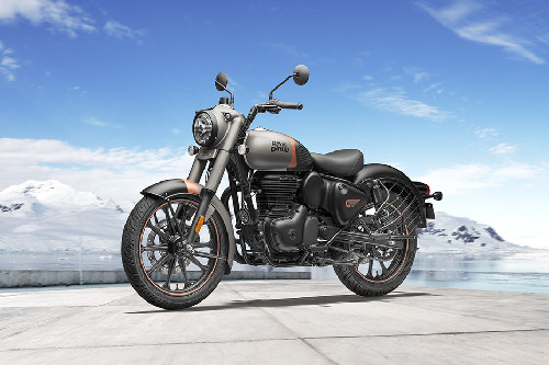 Royal Enfield Classic 350 Slant Front View Full Image