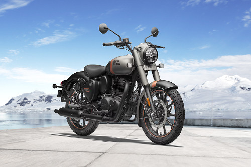 Royal Enfield Classic 350 Slant Rear View Full Image