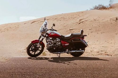 Royal Enfield Super Meteor 650 Left Side View Full Image