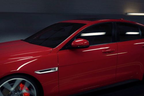 Jaguar XE Drivers Side Mirror Front Angle