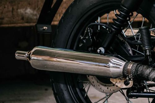 Brixton BX 150 Exhaust View