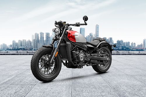 CFMoto 450CL-C Slant Front View Full Image