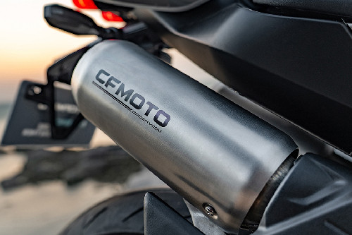 CFMoto 500 SR-Voom Exhaust View
