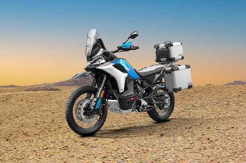 CFMoto 800MT-X Slant Front View Full Image