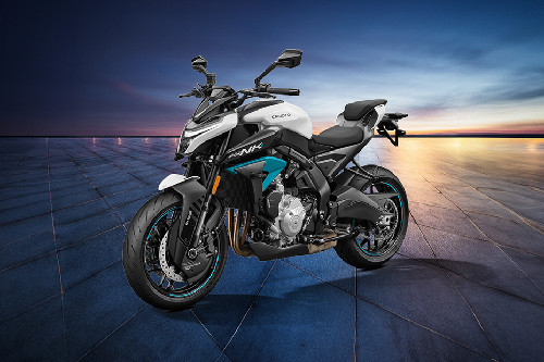 CFMoto 675NK Slant Front View Full Image