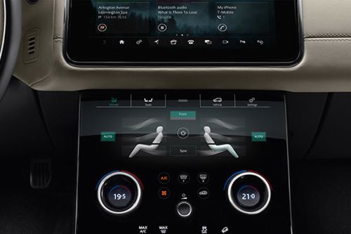 Front AC Controls of Land Rover Range Rover Velar