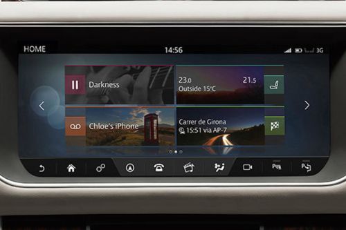 Range Rover Sport touch screen