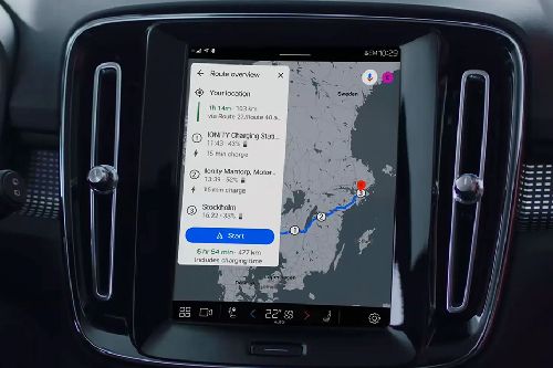 XC40 Recharge gps navigator