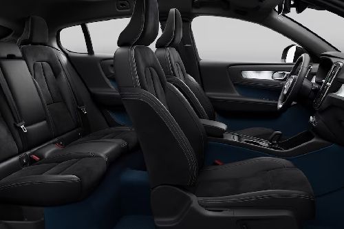 Volvo C40 Recharge Front And Rear Seats Together