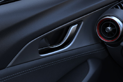 door handle interior of Mazda CX-3