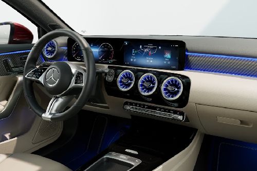 Dashboard View of A-Class Sedan
