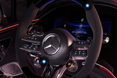 Mercedes Benz EQE Steering Wheel