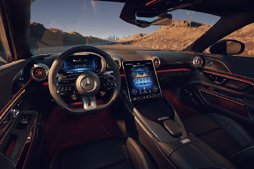 Dashboard View of AMG GT 2 Door