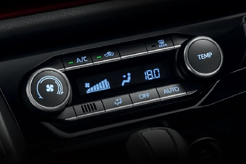 Front AC Controls of Perodua Traz