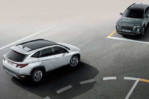 door handle interior of Hyundai Tucson