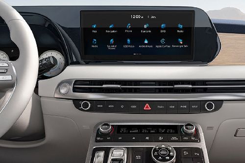 Front AC Controls of Hyundai Palisade