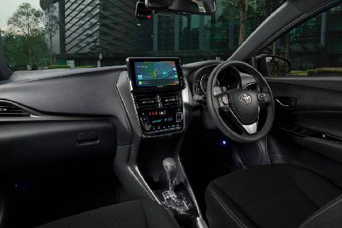 Dashboard View of Yaris