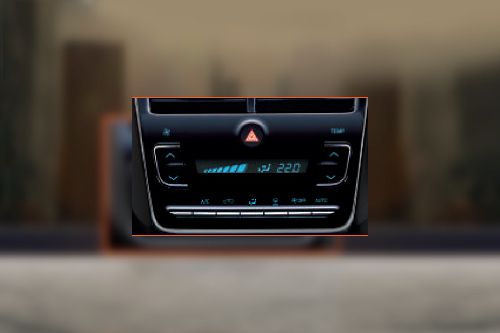 Front AC Controls of Toyota Vios (2020-2022)